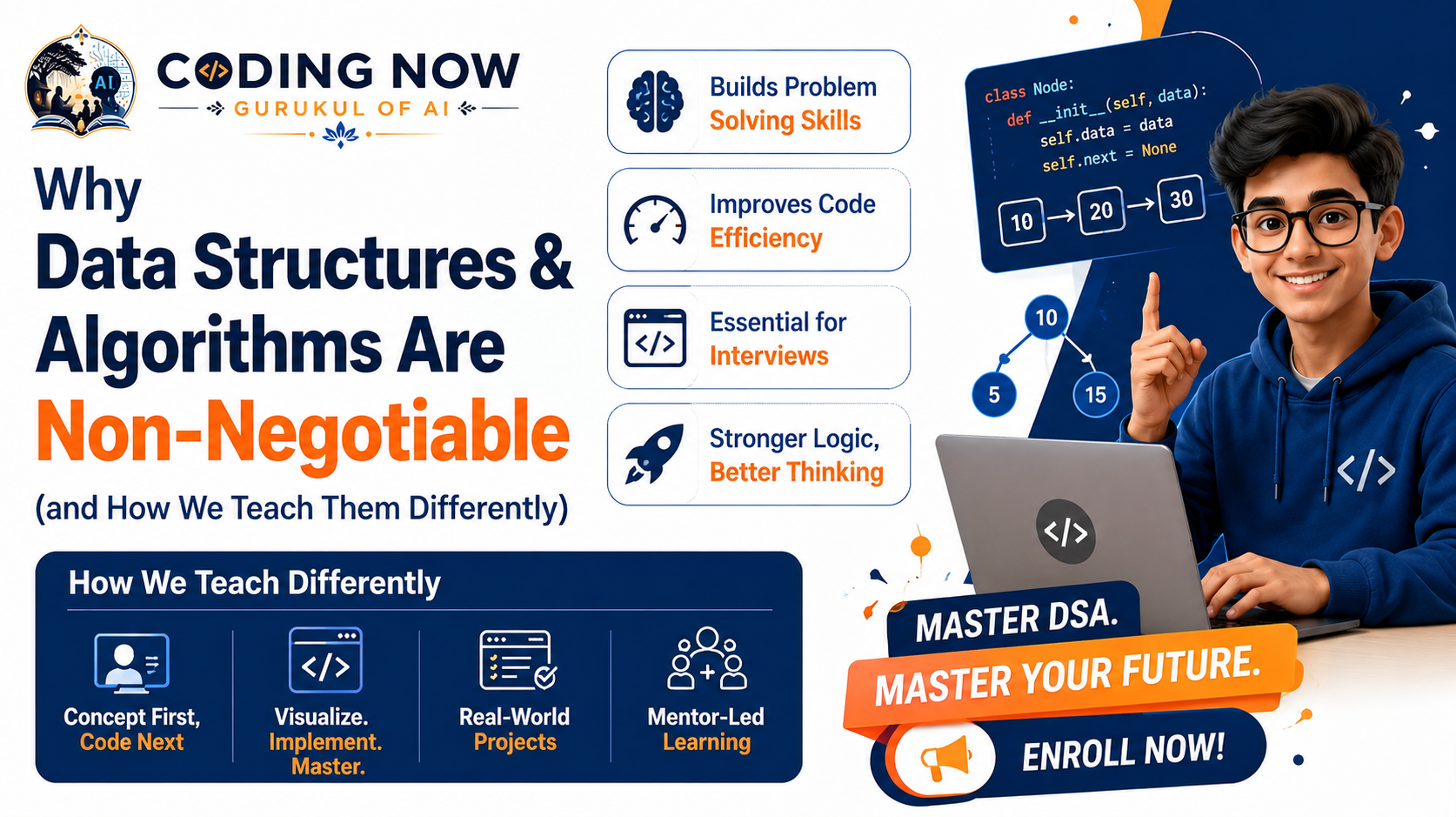 Why Data Structures & Algorithms Are Non-Negotiable (and How We Teach Them Differently)
