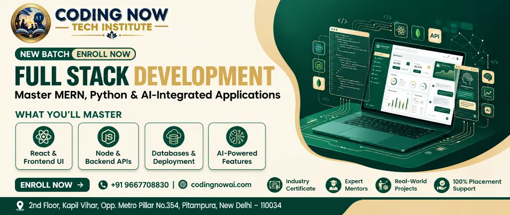 Coding Now Tech Institute - Full Stack Development